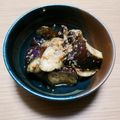 GPZ900R1's cooksnap of when they made あぶら、ちょっとで、レンジナス煮浸し.