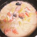 クックI6RO84☆'s cooksnap of when they made 鮭と白菜の味噌ミルク煮.