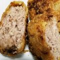 茶だんこ's cooksnap of when they made 我が家の肉汁あふれるジューシーメンチカツ.