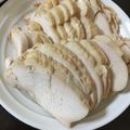 ポメちょん's cooksnap of when they made レンジde簡単★鶏むね肉のチャーシュー★.
