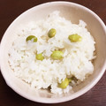 yukaaa＊°'s cooksnap of when they made ☺炊飯器で簡単枝豆おこわ（枝豆ごはん）☺.