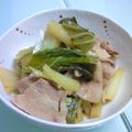 こひよこ's cooksnap of when they made ☆豚バラと杓子菜☆の煮びたし.