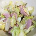 ayakaL7's cooksnap of when they made 塩麹だけ～！キャベツ＆ギョニソ炒め.