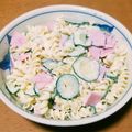 max4995's cooksnap of when they made 簡単！キュウリとハムのマカロニサラダ.