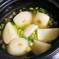 クックH53OPJ☆'s cooksnap of when they made かぶの蟹カマあんかけ～♪.
