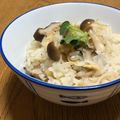 ぽめchan's cooksnap of when they made 白だしで簡単♪きのこと油揚げ炊き込みご飯.