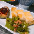 chibijuju's cooksnap of when they made だし醤油でピーマンのおひたし.