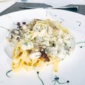 クックHSCA49☆'s cooksnap of when they made キノコとパンチェッタの豆乳クリームパスタ.