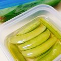 moz煮's cooksnap of when they made スナップエンドウのピクルス.