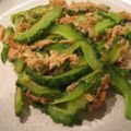 Sweetie625's cooksnap of when they made (∵)屋：ゴーヤのツナ梅炒め.