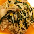 みみきち☆'s cooksnap of when they made スタミナ満点☆ニラもやしｄｅ豚キムチ炒め.