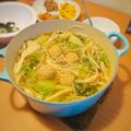 myrose's cooksnap of when they made 鶏団子レタス鍋♪♪.