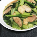 ミルクガラス's cooksnap of when they made 小松菜と豚バラ　超簡単！ミソ炒め♪.
