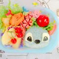 なるおっちいちかず's cooksnap of when they made 運動会☆キャラ弁☆スティッチ.