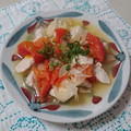 イチゴ、イチゴ。's cooksnap of when they made トマト鶏胸肉セロリのさっぱり炒め♪簡単.