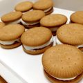 くりこちゃんキッチン's cooksnap of when they made 余った生クリームでクッキーサンドアイス.