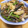 みちゃ0214's cooksnap of when they made 板前さん直伝♪わらびと油揚げ炒め.