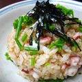 あやかときょうこ's cooksnap of when they made たこのガーリックチャーハン.