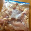 yahks's cooksnap of when they made 下味付けてもも肉冷凍.