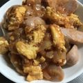 マル②'s cooksnap of when they made 魚肉ソーセージでギョニチり♪.