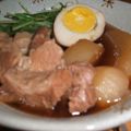 micabon's cooksnap of when they made 圧力鍋☆豚バラと大根の煮物.