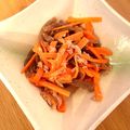 ☆クックhi☆'s cooksnap of when they made こんにゃくと人参の炒め物.