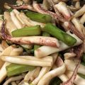 たんまま1008's cooksnap of when they made いかの一夜干しとアスパラの炒め物.