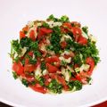 ヒカリオロチ's cooksnap of when they made 中東のパセリサラダ【タブーレ】.