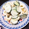 ぽんぽこといっしょ's cooksnap of when they made 胡瓜と竹輪の辛子マヨネーズ和え☆.