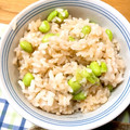 Hanachico's cooksnap of when they made 生姜と枝豆の炊き込みご飯.