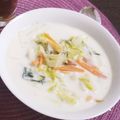 ★fuuchan★'s cooksnap of when they made 残り物救済！ミルク味噌スープ.