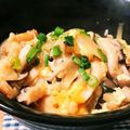 ＊UN＊'s cooksnap of when they made ミョウガとちくわ入り玉子丼.