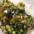 さおにゃんこ✨'s cooksnap of when they made ほうれん草たっぷりカニ玉.