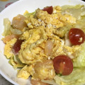 yummy?'s cooksnap of when they made 海老とレタス＊中華風卵炒め.
