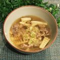 なつき☆ミ's cooksnap of when they made たけのこ姫皮と豚肉の酢っぱ辛いスープ.