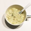 なつき☆ミ's cooksnap of when they made 離乳食*中期～『豆腐とさつまいものお粥』.