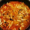 miemaroリーナ's cooksnap of when they made 鶏肉と白菜のチゲ鍋♪簡単.