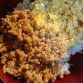 うきょたろう's cooksnap of when they made お店の味！ジューシー鶏そぼろ♡お弁当にも.