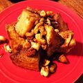 Meguminomy's cooksnap of when they made 厚揚げのナッツ炒め.