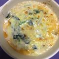クックB2NGBI☆'s cooksnap of when they made 簡単すぎ！鮭とほうれん草のグラタン.