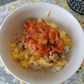 juri0626's cooksnap of when they made とっても簡単！とろふわ卵の納豆キムチ丼☆.