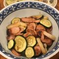 クックOBPTED☆'s cooksnap of when they made 長芋とズッキーニのマヨウインナー炒め.