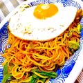 ShomuR's cooksnap of when they made ミーゴレン風焼きそば.