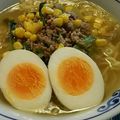 胡麻ちゃん。's cooksnap of when they made マルちゃん正麺塩味♪小松菜ﾗｰﾒﾝ.