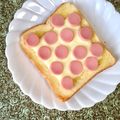 ふたごゆき's cooksnap of when they made ○♡○水玉トースト○♡○.