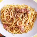 mikanパパ's cooksnap of when they made 生クリ&牛乳不使用！コク旨カルボナーラ！.