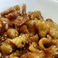 pegu0404's cooksnap of when they made 簡単おいしいな鶏皮カリカリ甘酢焼き揚げ.
