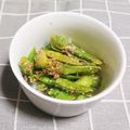 cafelinen's cooksnap of when they made ☆さやえんどう☆の梅かつおチーズ和え.