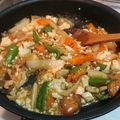 Yongren's cooksnap of when they made 豆腐と旬野菜の甘酢あんかけ.