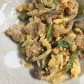 サトエル's cooksnap of when they made 豚肉とスナップエンドウと玉ネギの玉子炒め.